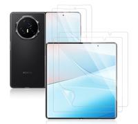 FOXZKISS Pack of 2 HD Clear Tempered Glass Screen Protector for Honor Magic V3 Screen Protector, Ultra Clear Anti-Dust Protective Glass for Honor Magic V3 Screen Protector, Easy to Install Screen