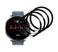 FOXZKISS Pack of 4 HD Clear Tempered Glass Screen Protector for Polar Vantage V3 Screen Protector, Ultra Clear Anti-Dust Protective Glass for Polar Vantage V3 Screen Protector, Easy to Install Screen