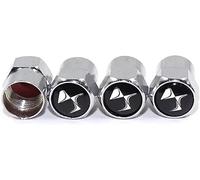 FOXZY 4pcs Auto Tire Air Valve Caps for DS DS3 DS4 DS5 DS7 DS9, Dust-Proof Car Wheel Tyre Dust Stems Cover with Emblem Accessories
