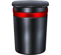 FOXZY Car Ashtray for Audi A1 A3 A4 A5 A6 A7 A8, Multifunctional Detachable with Flip Lid Ash Tray Smell Proof Easy Clean Portable Ash Cup Holder Replacement,B Red