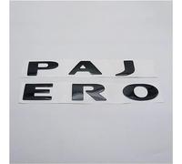 FOXZY Car Stickers for Mitsubishi Pajero, Black Logo Decals, Emblem Badges, Lettering, Car Body Emblem Sign Accessories