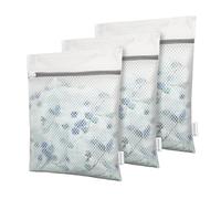 Foyer Nuage 3 PCS Mesh Laundry Bags For Delicates With Zipper, Washing Bag For Socks, Small Laundry Bag For Delicates, Underwear, Tshirts, Swimsuit, Baby Clothes, Lingerie Bag For Socks (12"x16")