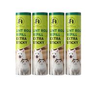 Foyer Nuage Extra Sticky Refills, 24 cm, Total 240 Sheets, Refills for Large Lint Roller for Pet Hair, Heavy Duty Mop for Cleaning Carpets, Pack of 4