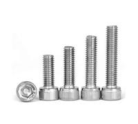 Foyoram #0-80 UNF Hexagon Socket Head Cap Screws Stainless Steel Unified Thread Standard 50 Pieces (#0-80 x 3/8")
