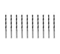 Foyscr 10 Piece 4mm Brad Point Wood Drill Bits, Professional Carbon Steel, Clean Efficient Drilling