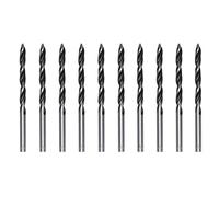 Foyscr 10 Piece 5.5mm Brad Point Wood Drill Bits, Professional Carbon Steel, Clean Efficient Drilling
