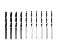 Foyscr 10 Piece 5mm Brad Point Wood Drill Bits, Professional Carbon Steel, Clean Efficient Drilling