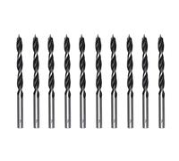 Foyscr 10 Piece 7mm Brad Point Wood Drill Bits, Professional Carbon Steel, Clean Efficient Drilling