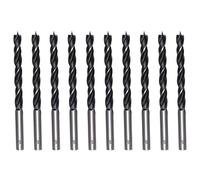 Foyscr 10 Piece 8mm Brad Point Wood Drill Bits, Professional Carbon Steel, Clean Efficient Drilling