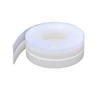 Foyscr 10m Silicone Seal Strip for Doors and Windows, Self-Adhesive Weatherproof Draught Excluder Tape - Windproof, Dustproof, Soundproof and Waterproof,35mm Transparent Bottom Seal