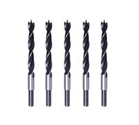 Foyscr 5 Piece 14mm Brad Point Wood Drill Bits, Professional Carbon Steel, Clean Efficient Drilling