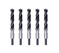 Foyscr 5 Piece 16mm Brad Point Wood Drill Bits, Professional Carbon Steel, Clean Efficient Drilling