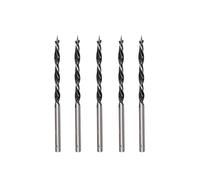 Foyscr 5 Piece 3.5mm Brad Point Wood Drill Bits,Professional Carbon Steel