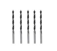 Foyscr 5 Piece 4.5mm Brad Point Wood Drill Bits, Professional Carbon Steel, Clean Efficient Drilling