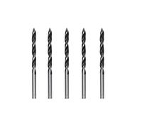 Foyscr 5 Piece 5.5mm Brad Point Wood Drill Bits, Professional Carbon Steel, Clean Efficient Drilling