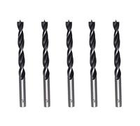 Foyscr 5 Piece 9mm Brad Point Wood Drill Bits,Professional Carbon Steel