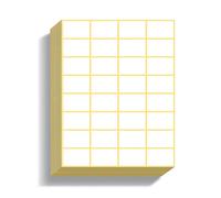 Foyscr 600 pcs, 40 X 20 mm White Small Label Stickers, Removable Stickers, Matte Blank Rectangular Labels, Address, Price and Name Labels for Home, Office, Kitchen, Folders, Envelopes