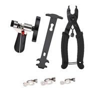 Foyscr Bike Chain Repair Tools Set, Bicycle Chain Break Tool, Master Link Pliers, Bike Chain Wear Checker, Chain Opener Closer Remover Pliers(Black)