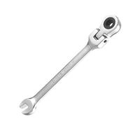 Foyscr Combination Ratchet Spanner, CRV Forged 11mm Wrench, Industrial Dual Purpose Design, Anti Slip Anti Bend Hand Tool