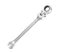 Foyscr Combination Ratchet Spanner, CRV Forged 14mm Wrench, Industrial Dual Purpose Design, Anti Slip Anti Bend Hand Tool