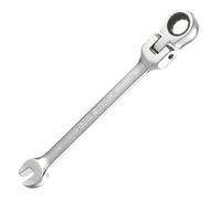 Foyscr Combination Ratchet Spanner, CRV Forged 15mm Wrench, Industrial Dual Purpose Design, Anti Slip Anti Bend Hand Tool