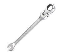 Foyscr Combination Ratchet Spanner, CRV Forged 19mm Wrench, Industrial Dual Purpose Design, Anti Slip Anti Bend Hand Tool