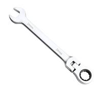 Foyscr Combination Ratchet Spanner, CRV Forged 24mm Wrench, Industrial Dual Purpose Design, Anti Slip Anti Bend Hand Tool