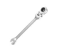 Foyscr Combination Ratchet Spanner, CRV Forged 8mm Wrench, Industrial Dual Purpose Design, Anti Slip Anti Bend Hand Tool