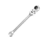 Foyscr Combination Ratchet Spanner, CRV Forged 9mm Wrench, Industrial Dual Purpose Design, Anti Slip Anti Bend Hand Tool