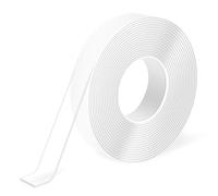 Foyscr Heavy Duty Double Sided Tape, Transparent Tape, Strong Mounting Tape, Multi-Purpose Nano Gel Double Sided Tape, Reusable, Non-Tracking Wall Tape for Photos, Posters (3m x 2cm x1mm)