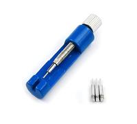 Foyscr Portable Blue Watch Link Removal Kit - Quality Watch Link Remover Tool, 3 Extra Pins & Aluminum Spring Bar Remover, Easy To Use