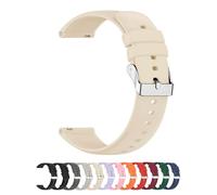 Foyscr Silicone Strap, Quick Buckle Waterproof Soft,Stainless Steel Buckle, Unisex Smartwatch Band, Sport Watch Strap (Starburst-18mm)