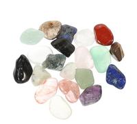 FOYTOKI 1 Box Polished Crystal Stone Collection Natural and Reliable Materials Assorted Color No Burrs Or Edges Teaching Mineral Stones Specimen for Geographical Science Teaching and Home