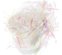 FOYTOKI 1 Pack Shredded Plastic Filler for Baskets Decorative Crinkle Cut Shreds Vibrant Raffia Grass for Present Wrapping Decoration