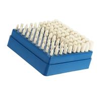 FOYTOKI 100 Pcs Wool Grinding Heads Set, Felt Polishing Wheels, Wool Felt Polishing Bits, Iron, Easily Installed, Shapes for Polisher Tools