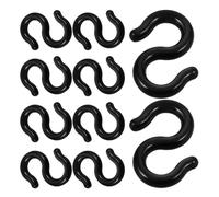 FOYTOKI 100Pcs Bicycle Cable Clamps S-Hooks Plastic Housing Guide Clips for Mountain and Road Bike Brake and Shift Cables Fixing Clips