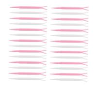 FOYTOKI 100pcs Double Eyelid Fork Applicator Skin-friendly y Fork for Makeup Supplies Random Color