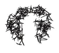 FOYTOKI 100pcs Plastic Simulated Crows Feet Craft Accessories for Halloween Decorations Lightweight Crow Parts for Bird Feet Crafting and Making