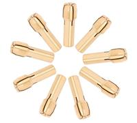 FOYTOKI 10pcs Brass Rotary Tool Collet Chuck Set with Four Jaw Chuck Design, Easy Installation, Suitable for Drill Bits and Electric Grinding Accessories, for Precision Crafting and Hobby