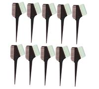 FOYTOKI 10pcs Hair Dye Comb Brush Bowl Hair Coloring Kit Essential for Hairdressers
