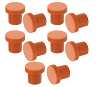 FOYTOKI 10pcs Moxa Stick Extinguisher Caps Reusable Plastic Holder for Moxibustion Therapy Hole Diameter Heat-Resistant Fire Safety Tool for Ash Disposal and Burn Protection