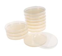FOYTOKI 10pcs Prepoured Nutrient Agar Plates Thick Petri Dishes for Science Experiments School Projects Use