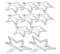 FOYTOKI 10pcs Small Star Hair Clips for Girls Metal Snap Hairpins Short Hair Accessories for Women Five-Pointed Design