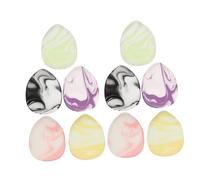 FOYTOKI 10pcs Teardrop Powder Puff Soft and Skin-friendly Makeup Sponge for Concealer and Foundation Wet and Dry Use Portable Mini Cosmetic Tool for Easy The Go