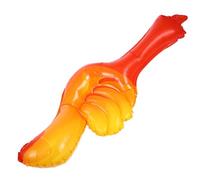 FOYTOKI 10pcs Thumbs up Shaped Balloons Party Decoration Lightweight Pe Material Creative Birthday Balloon Props for Wall and Festival