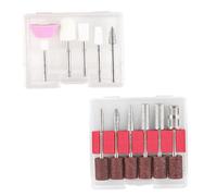 FOYTOKI 11pcs Sanding Head Manicure File Head Nail Drill Accessories Nail Art Tools for Gel