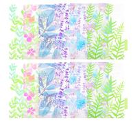 FOYTOKI 12pcs Binder Dividers with Tabs 6 Ring Paper Dividers Pp Material Assorted Color Quick Referencing and Easy Classification for Offices and Homes for Office Workers and Students