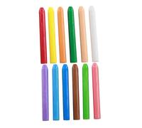 FOYTOKI 12pcs Dust Colored Chalk Set Water Soluble Multi Function Chalk for Classroom Outdoor Use Easy to Clean Non Toxic Drawing Supplies for Teachers Artists
