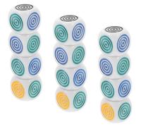 FOYTOKI 12pcs Educational Dice Game Vibrant Boys and Girls Dices Cognitive Learning Toys for School Party and Storytelling