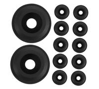 FOYTOKI 12pcs Rv Stove Grommets Replacement Feet Kit Compatible with Magic Chef and Atwood Stove Grates Heat Resistant Gas Parts for Secure Outdoor Cooking and Easy Maintenance